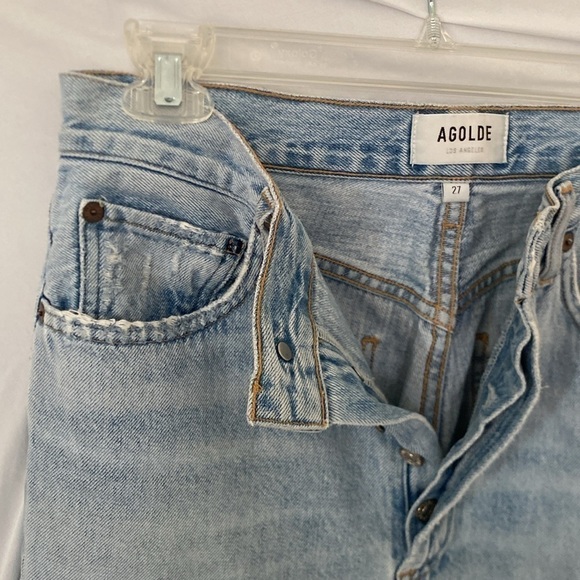 AGOLDE Riley button fly Jeans sz 27 - Picture 4 of 7